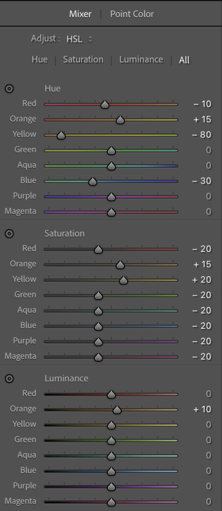 Color Grading and HSL